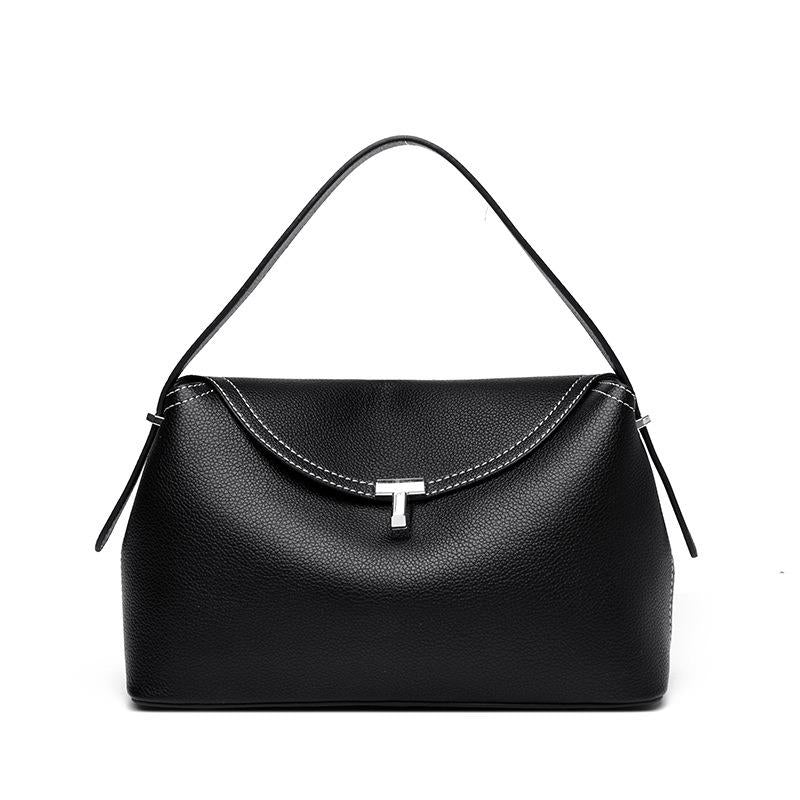 【PANÉON】2025 new women's crossbody bag large capacity soft leather commuting unique handbag fashionable daily