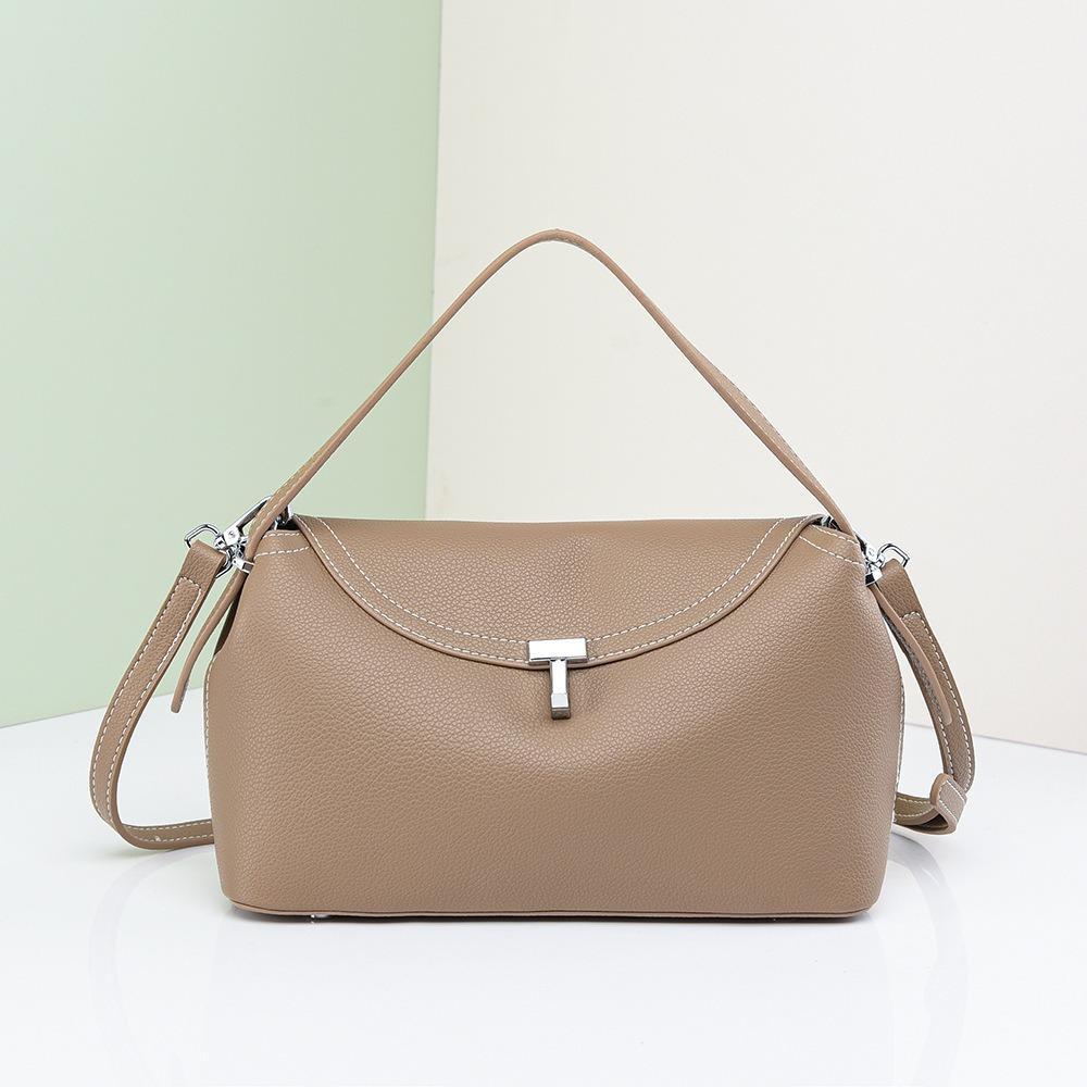 【PANÉON】2025 new women's crossbody bag large capacity soft leather commuting unique handbag fashionable daily