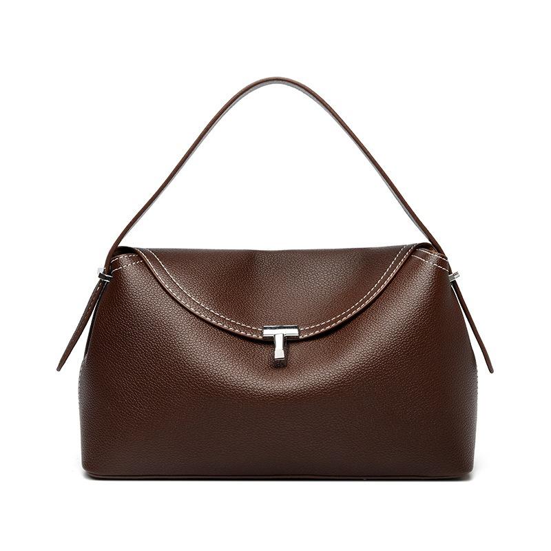 【PANÉON】2025 new women's crossbody bag large capacity soft leather commuting unique handbag fashionable daily